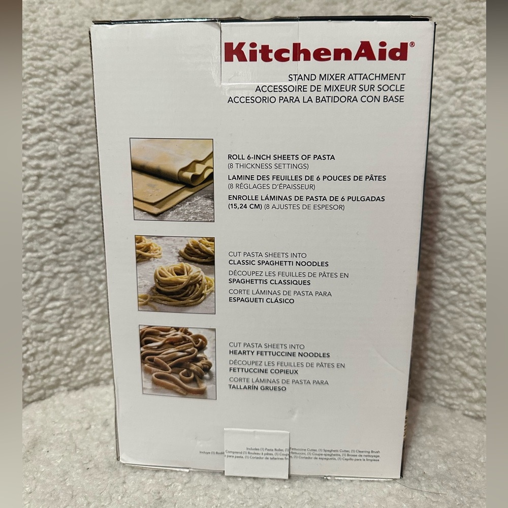 Kitchenaid 3pcs pasta stand attachment
